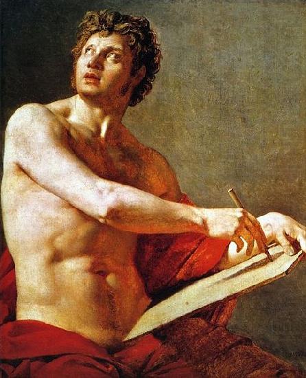 Academic Study of a Male Torse., Jean Auguste Dominique Ingres